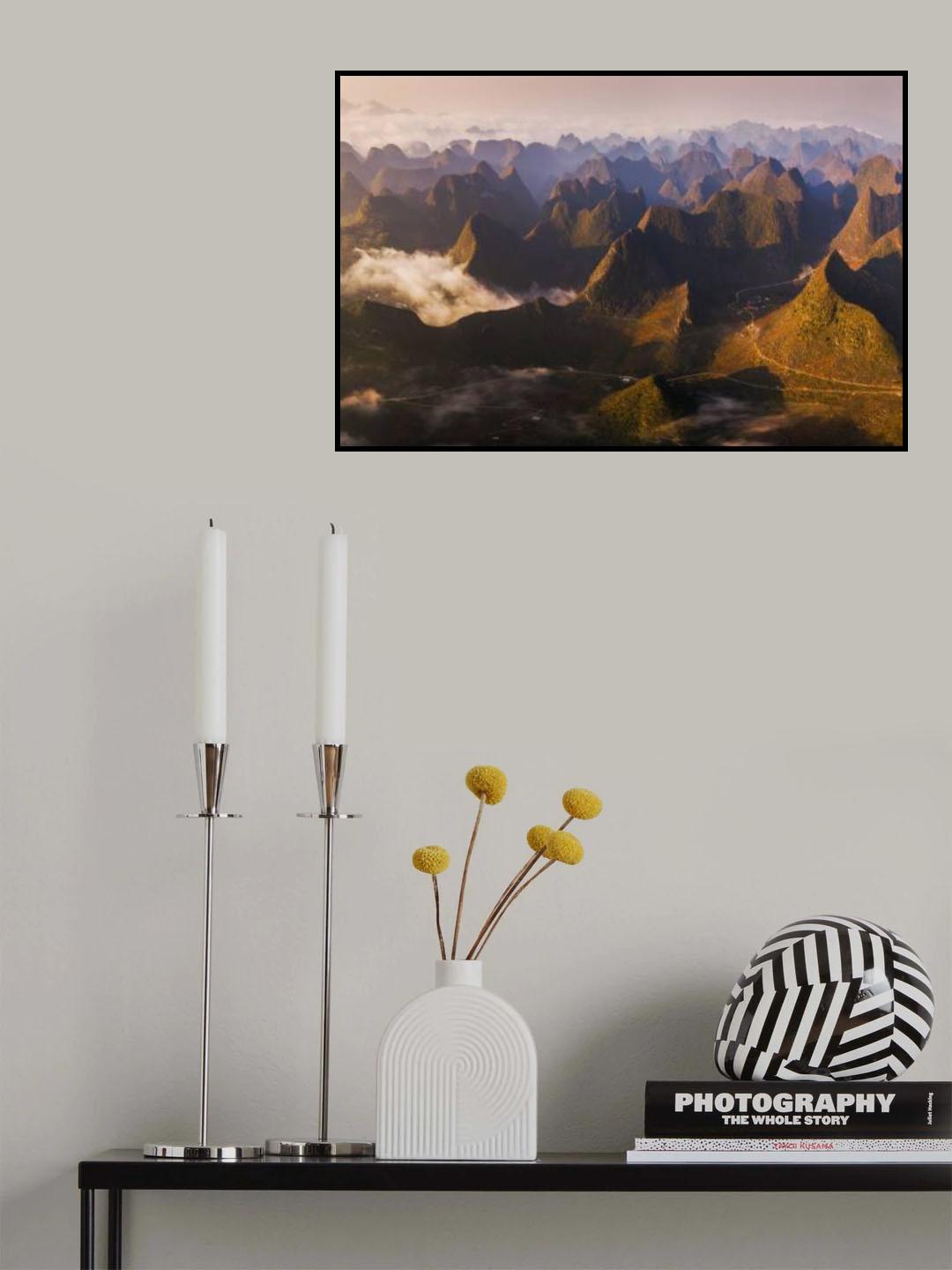 Ha Giang Geopark Poster och Canvastavla