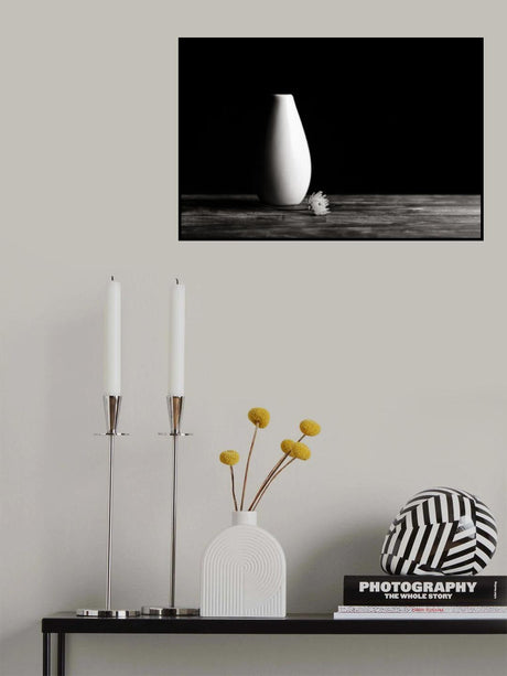 Flower and Vase Poster och Canvastavla