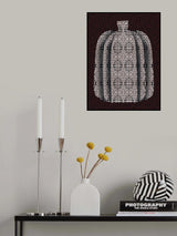 Pop Art Pumpkin Vase Poster och Canvastavla