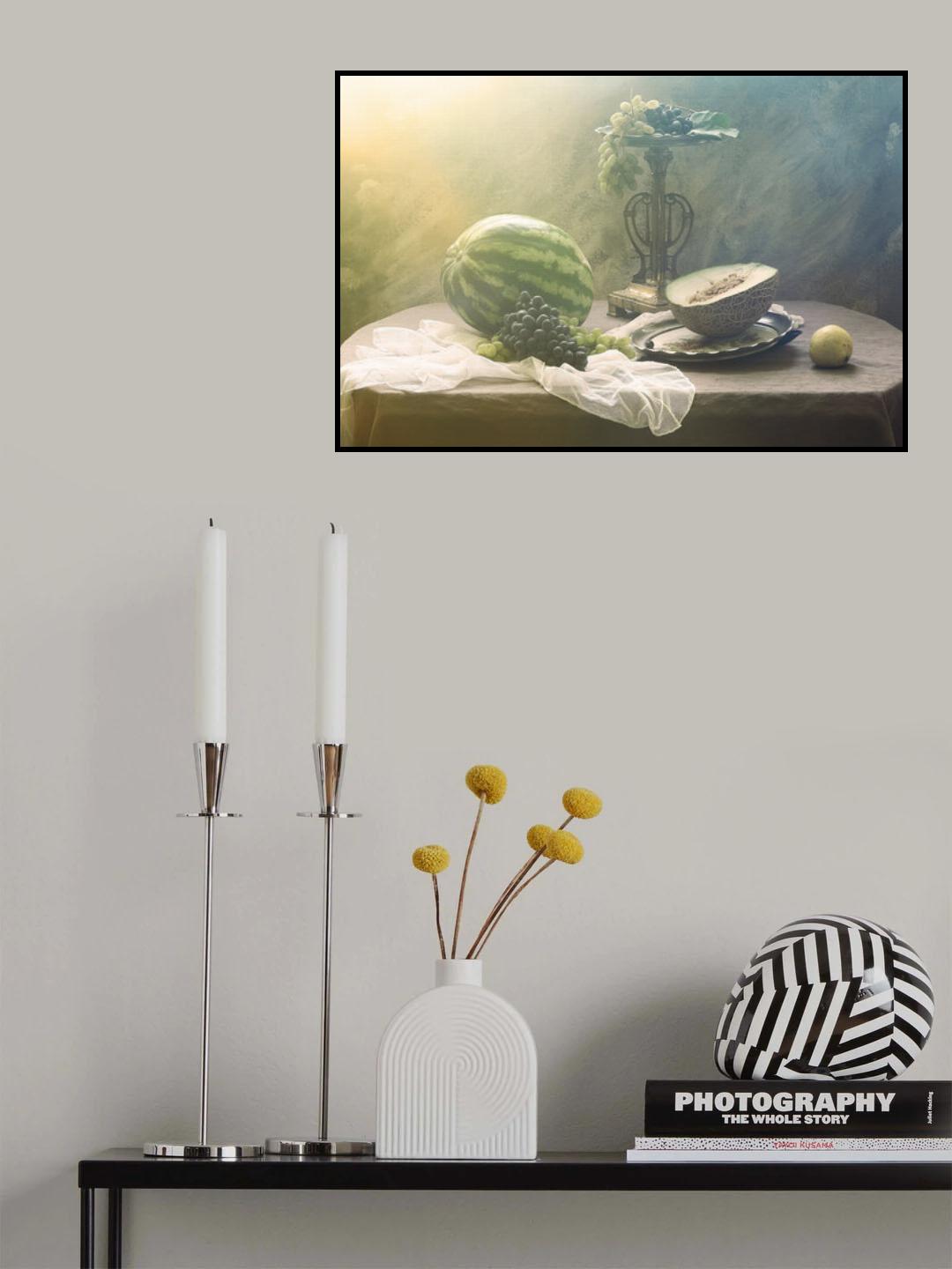 Watermelon and melon Poster och Canvastavla