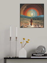 Into The Unknown Collage Art Poster och Canvastavla