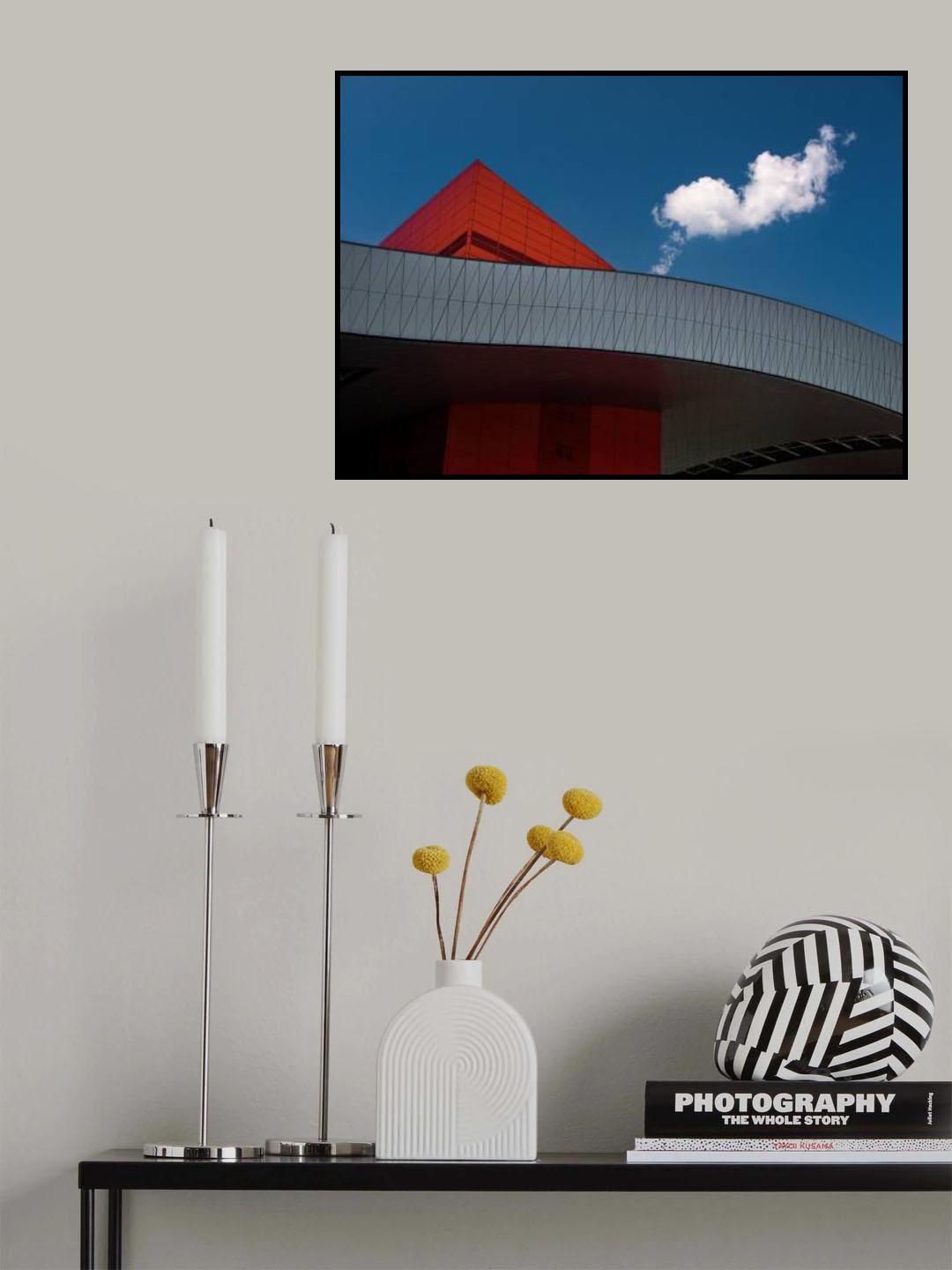 White cloud Poster och Canvastavla