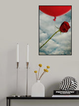 Rose and Red Poster och Canvastavla