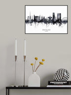 Bratislava Slovakia Skyline Poster och Canvastavla