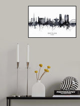 Bratislava Slovakia Skyline Poster och Canvastavla