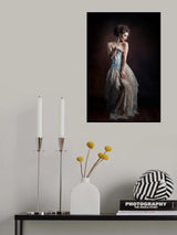 The Lady with the Poor Man's Dress Poster och Canvastavla