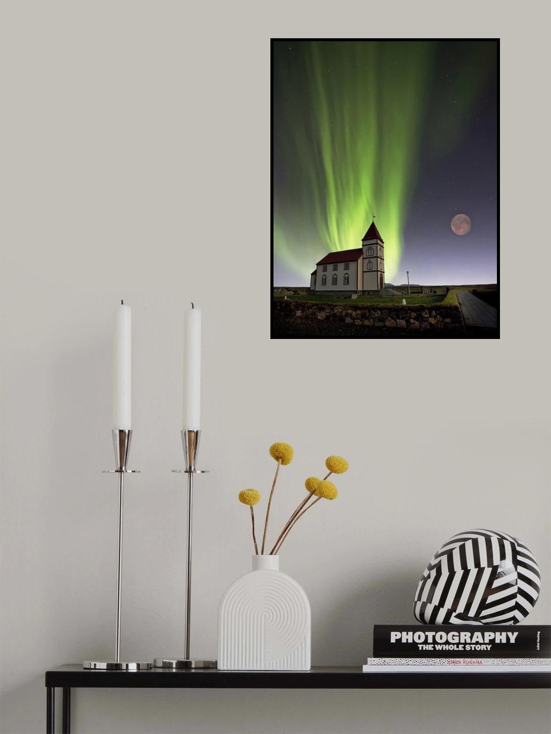 Holy Lights Poster och Canvastavla
