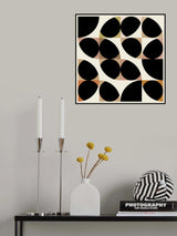 Circles Nov 19  B Unround Dots Poster och Canvastavla