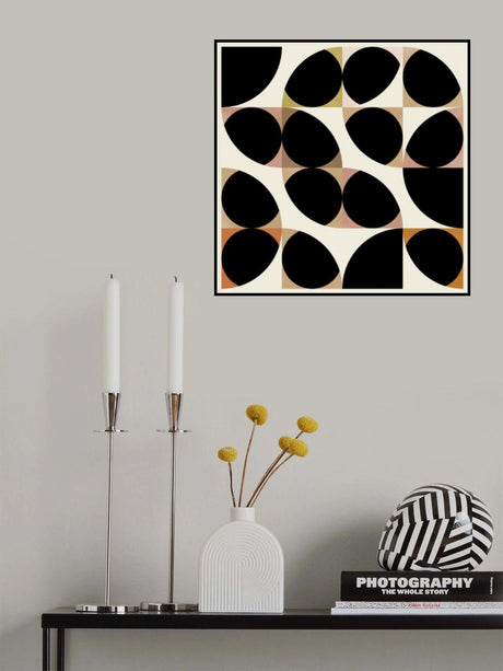 Circles Nov 19  B Unround Dots Poster och Canvastavla