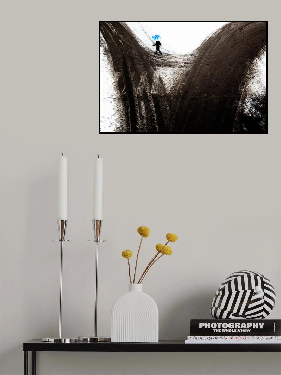 white clouds Poster och Canvastavla