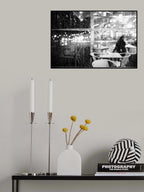 A Melting Moon Poster och Canvastavla