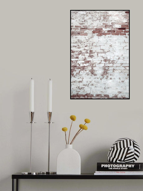 Light Brick Wall Poster och Canvastavla