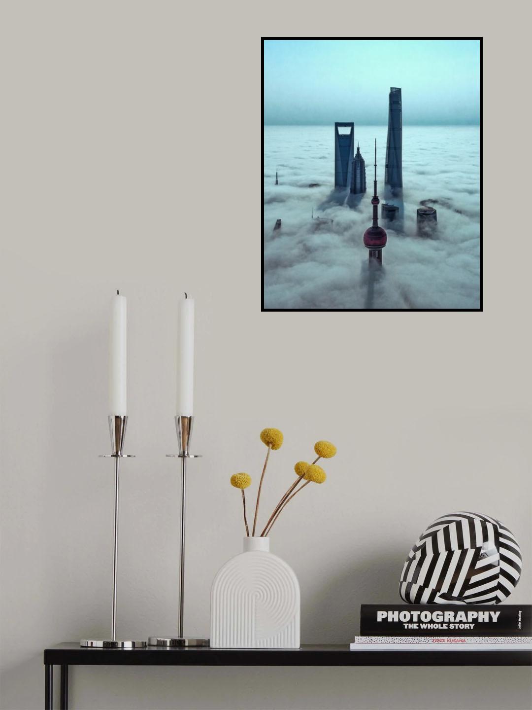 Sky City Poster och Canvastavla