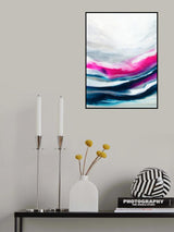 Fuschia Wave Part2 Poster och Canvastavla