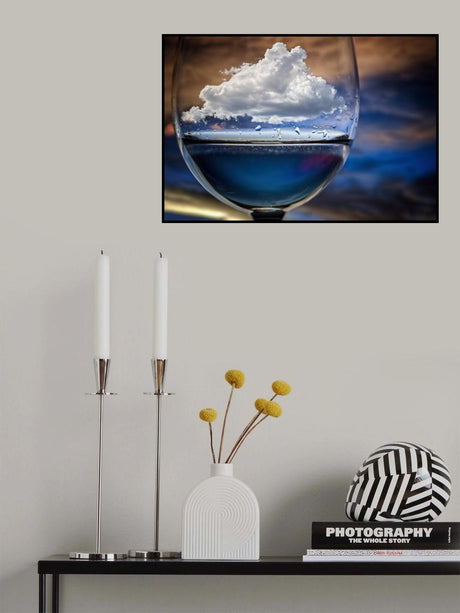 Cloud in a glass Poster och Canvastavla
