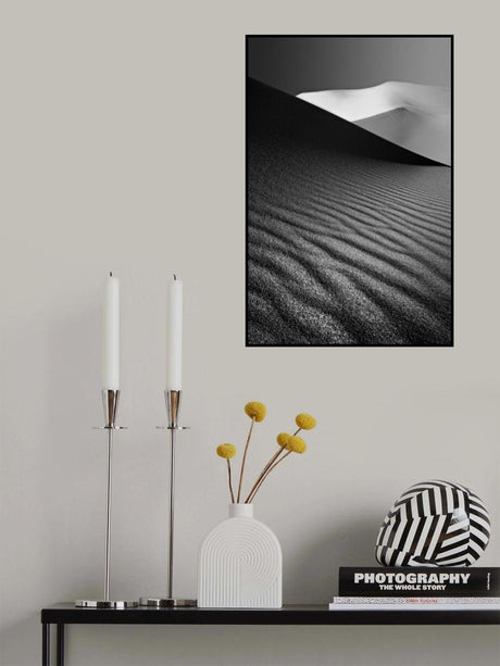 An ice Hill in Desert ! Poster och Canvastavla