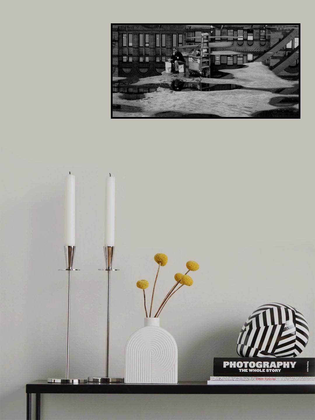 Fountain pool Poster och Canvastavla