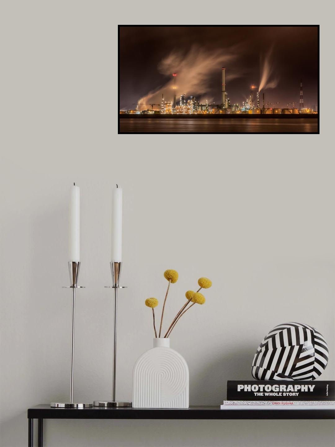 Smokey Industry Poster och Canvastavla