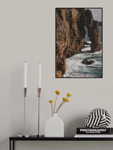 sea waves and rocks Poster och Canvastavla