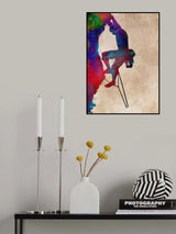 Mountaineer Sport Art 6 Poster och Canvastavla