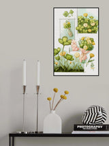 Lucky clover and Bunny Poster och Canvastavla