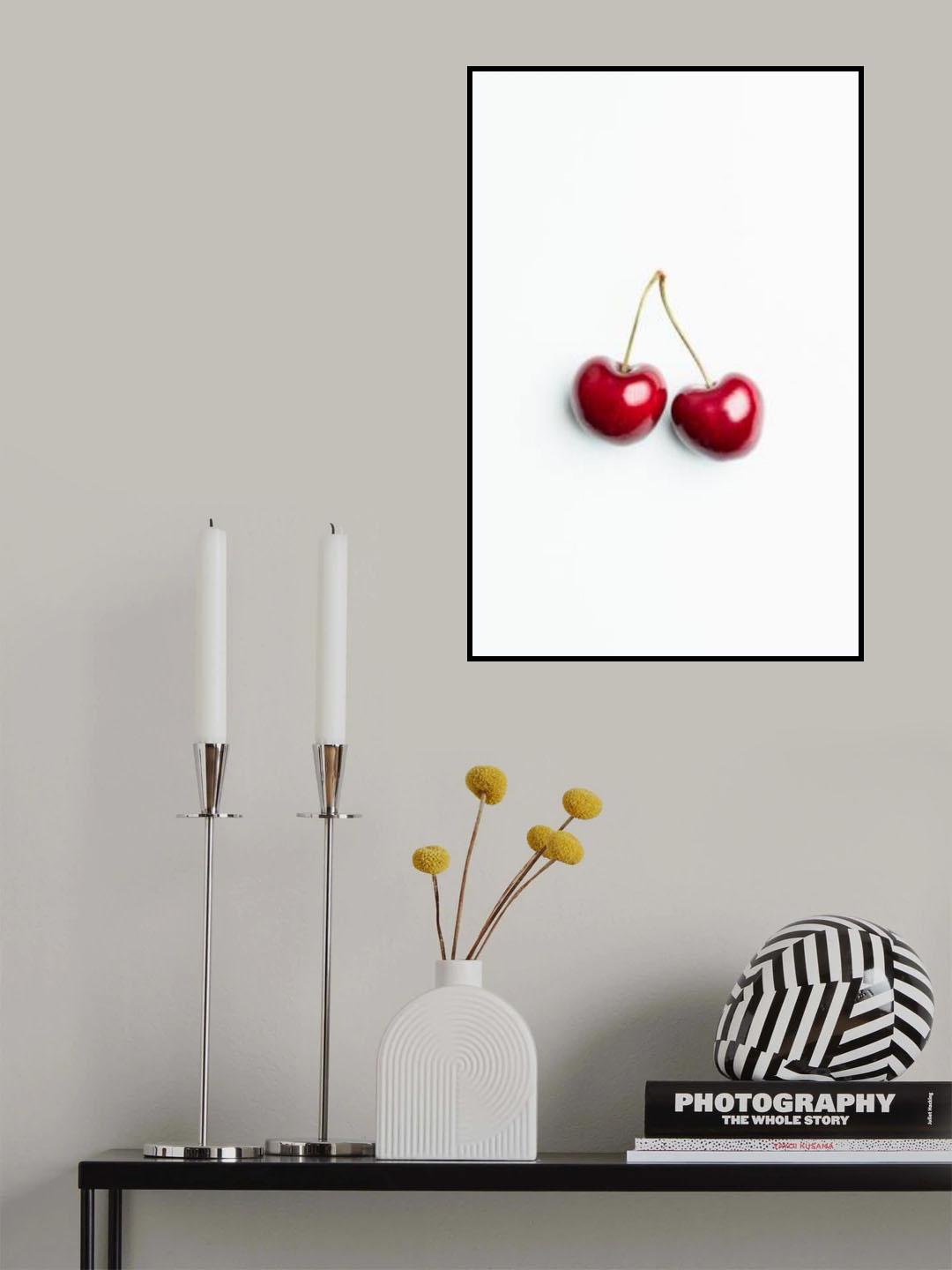 Pair of cherries Poster och Canvastavla