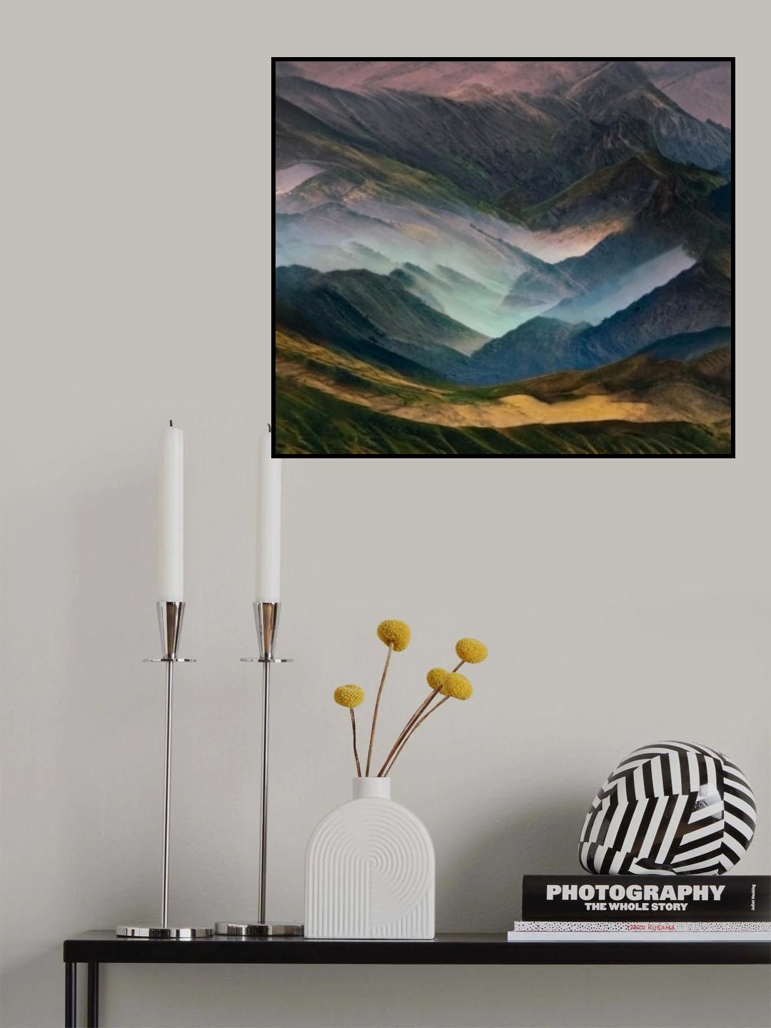 From the hills to the peaks Poster och Canvastavla