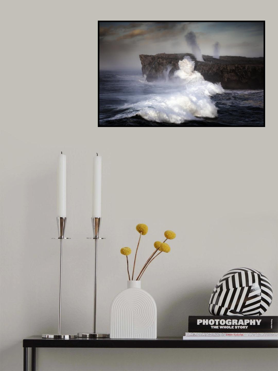There... in the cliff Poster och Canvastavla