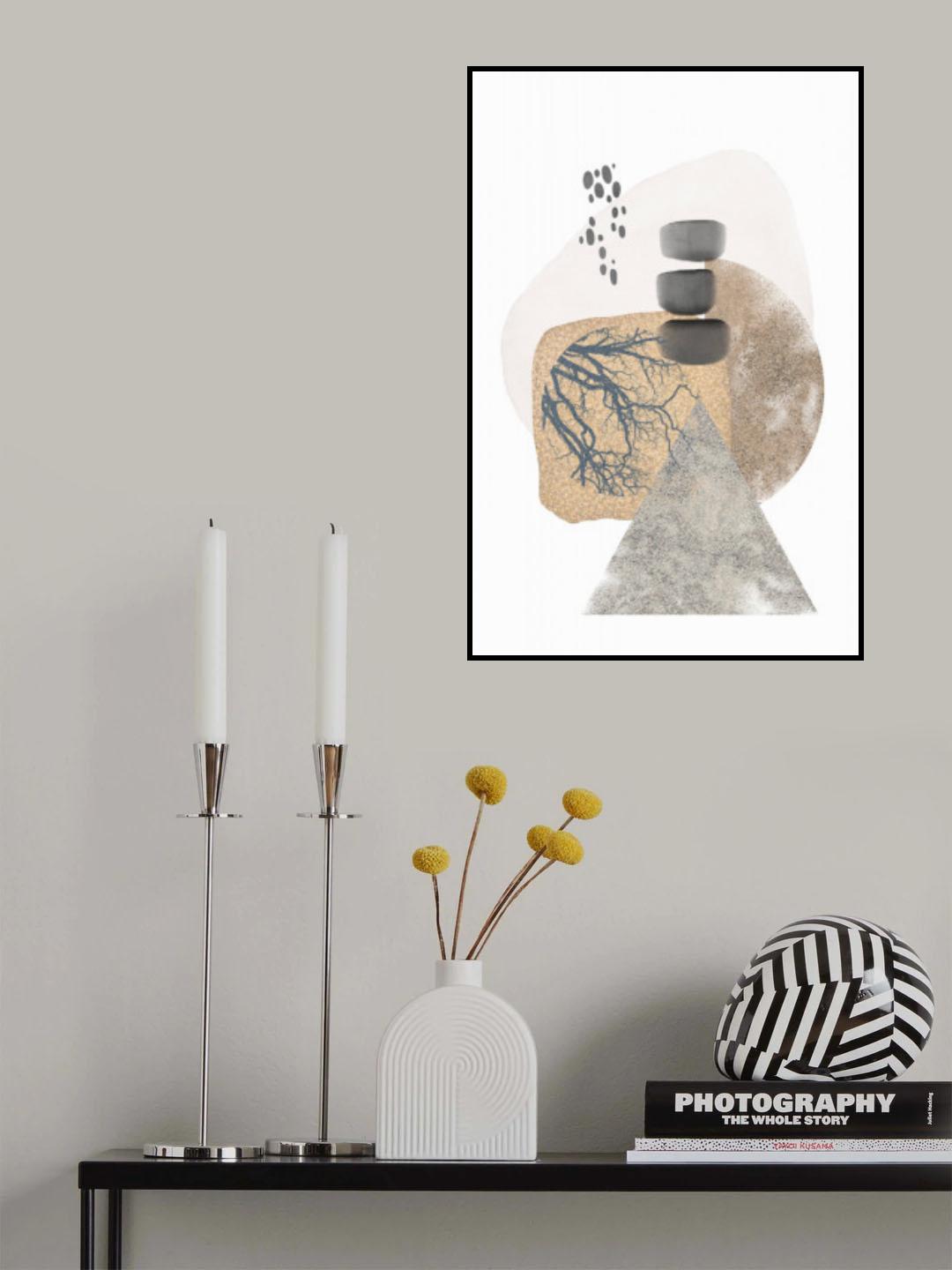 Neutral Silk-2 Poster och Canvastavla