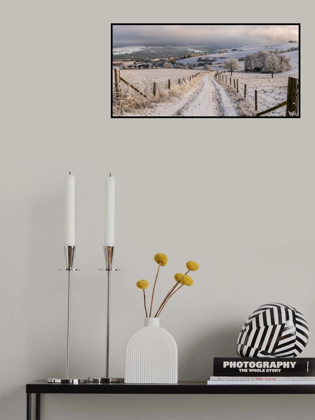 RePost 009 - Winter wonderland - 2017.03 Poster och Canvastavla