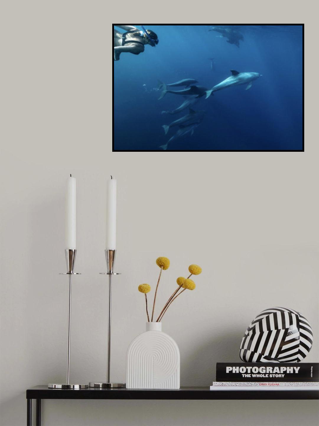 Feeling the blue Poster och Canvastavla