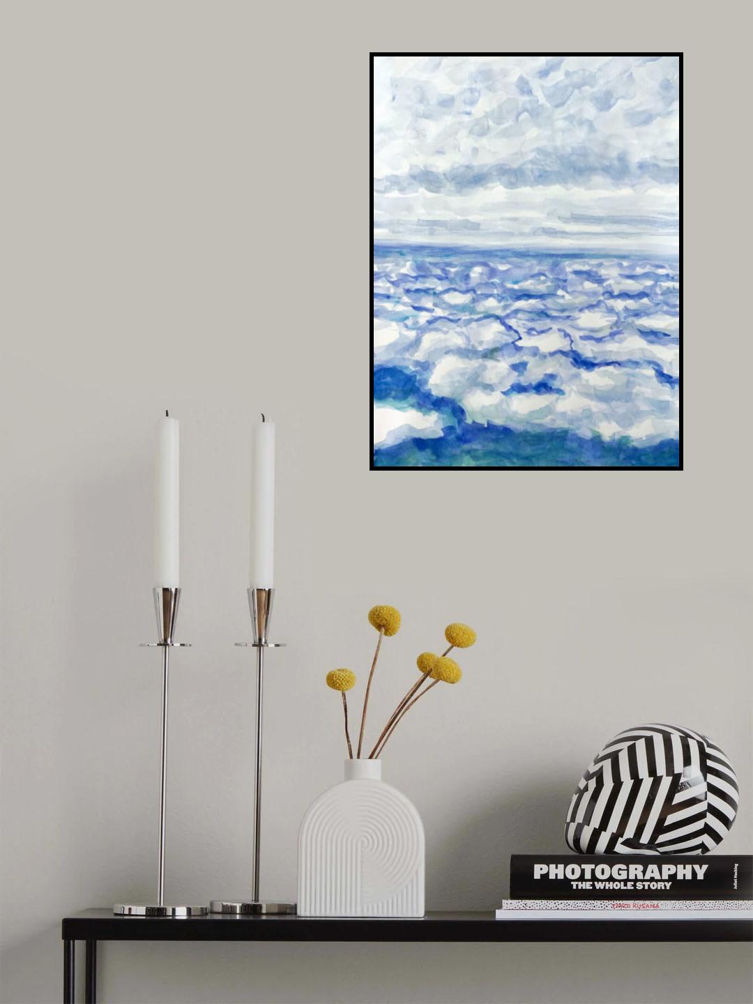 In the Clouds Poster och Canvastavla
