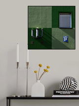 industrial green Poster och Canvastavla