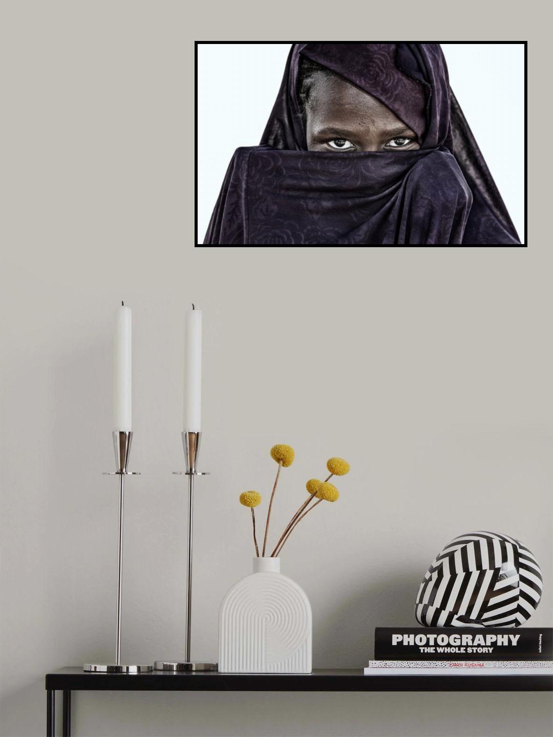 Wodaabe girl - Niger Poster och Canvastavla