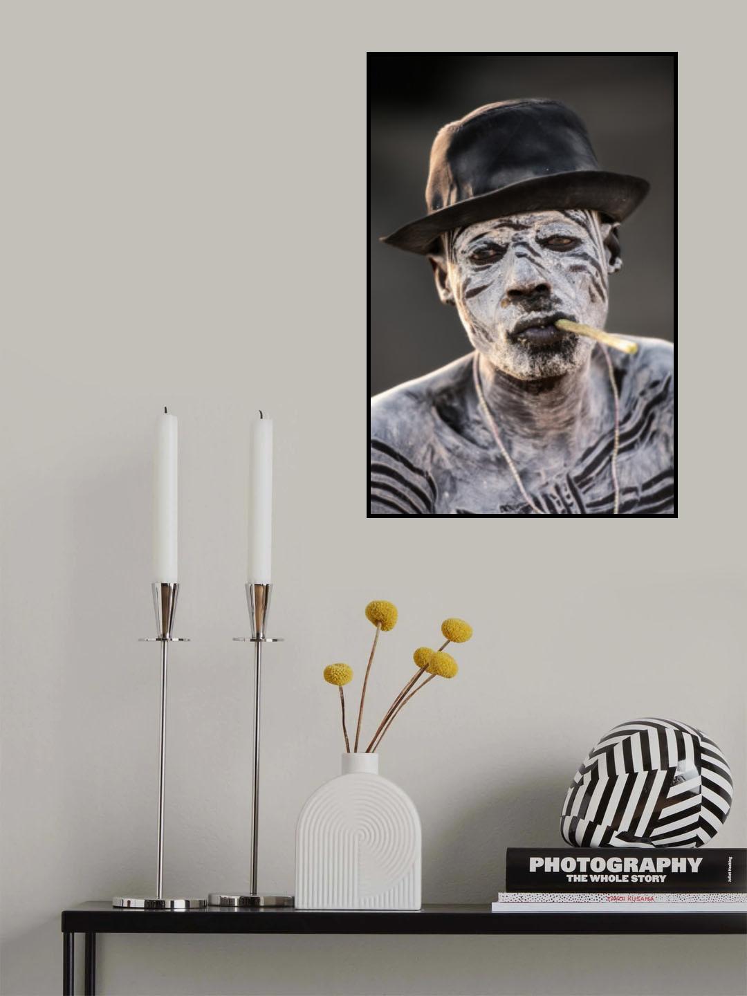 Portrait of a Kara man Poster och Canvastavla