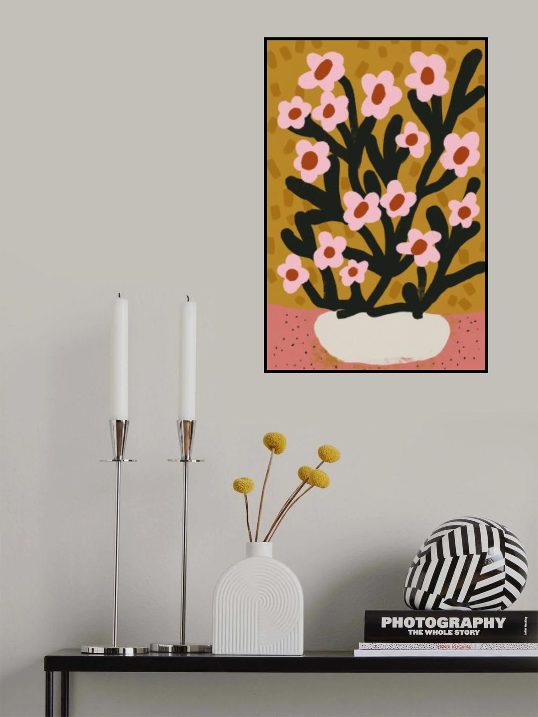 Pastel Flower Impression No 2 Poster och Canvastavla