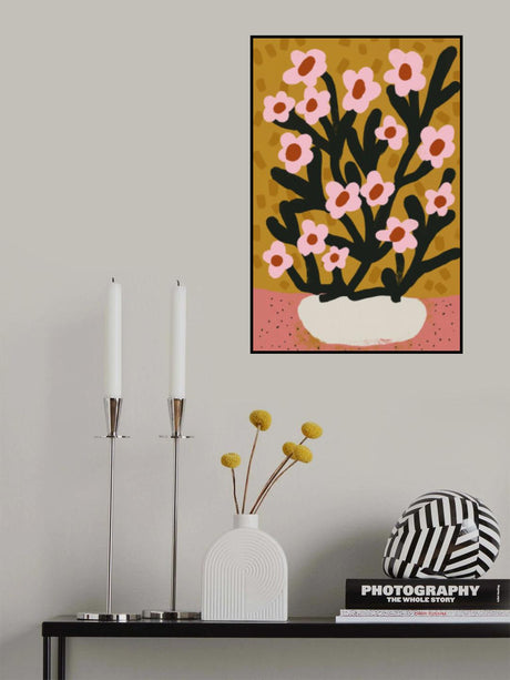 Pastel Flower Impression No 2 Poster och Canvastavla