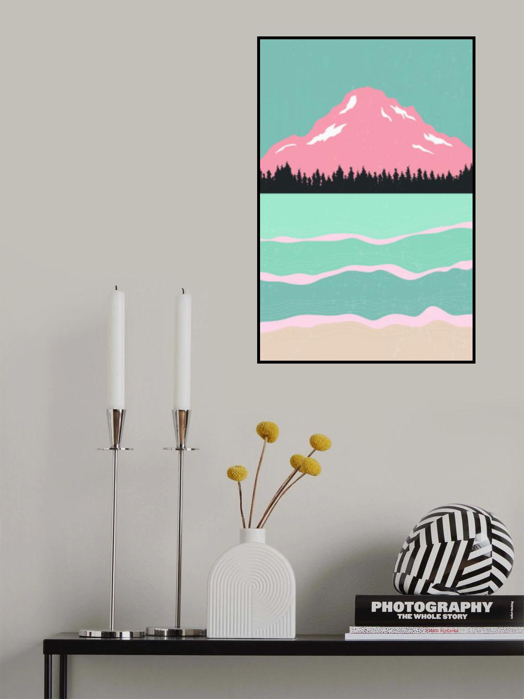 Minimal Mountains #1 Poster och Canvastavla