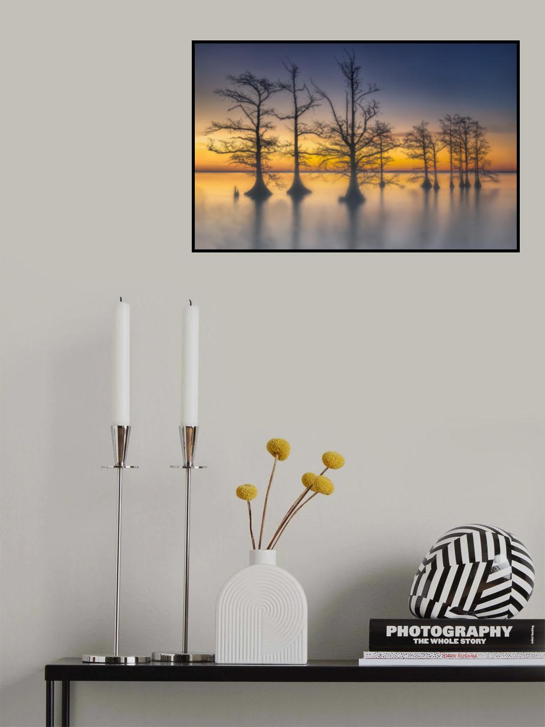 Misty Morning Poster och Canvastavla