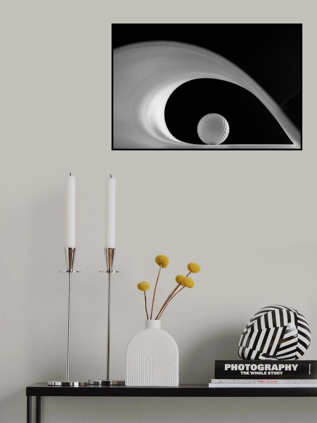 GOLF BALL Poster och Canvastavla