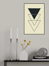 Abstract Triangles #7 Poster och Canvastavla