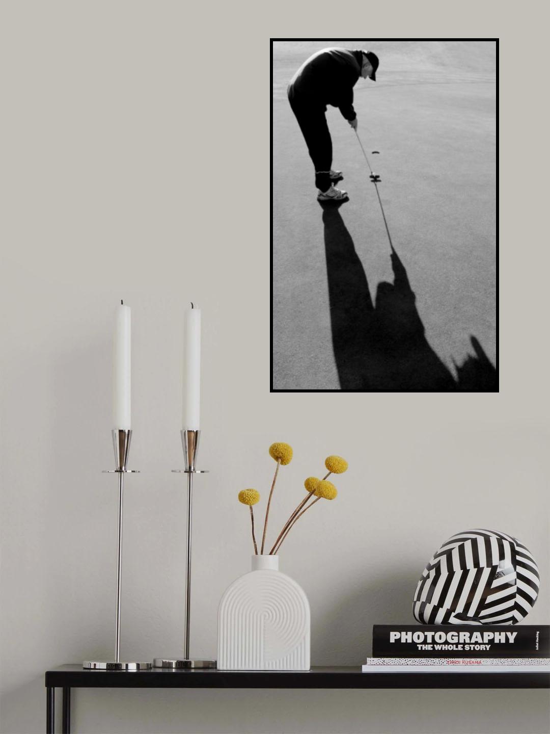 The golfer Poster och Canvastavla