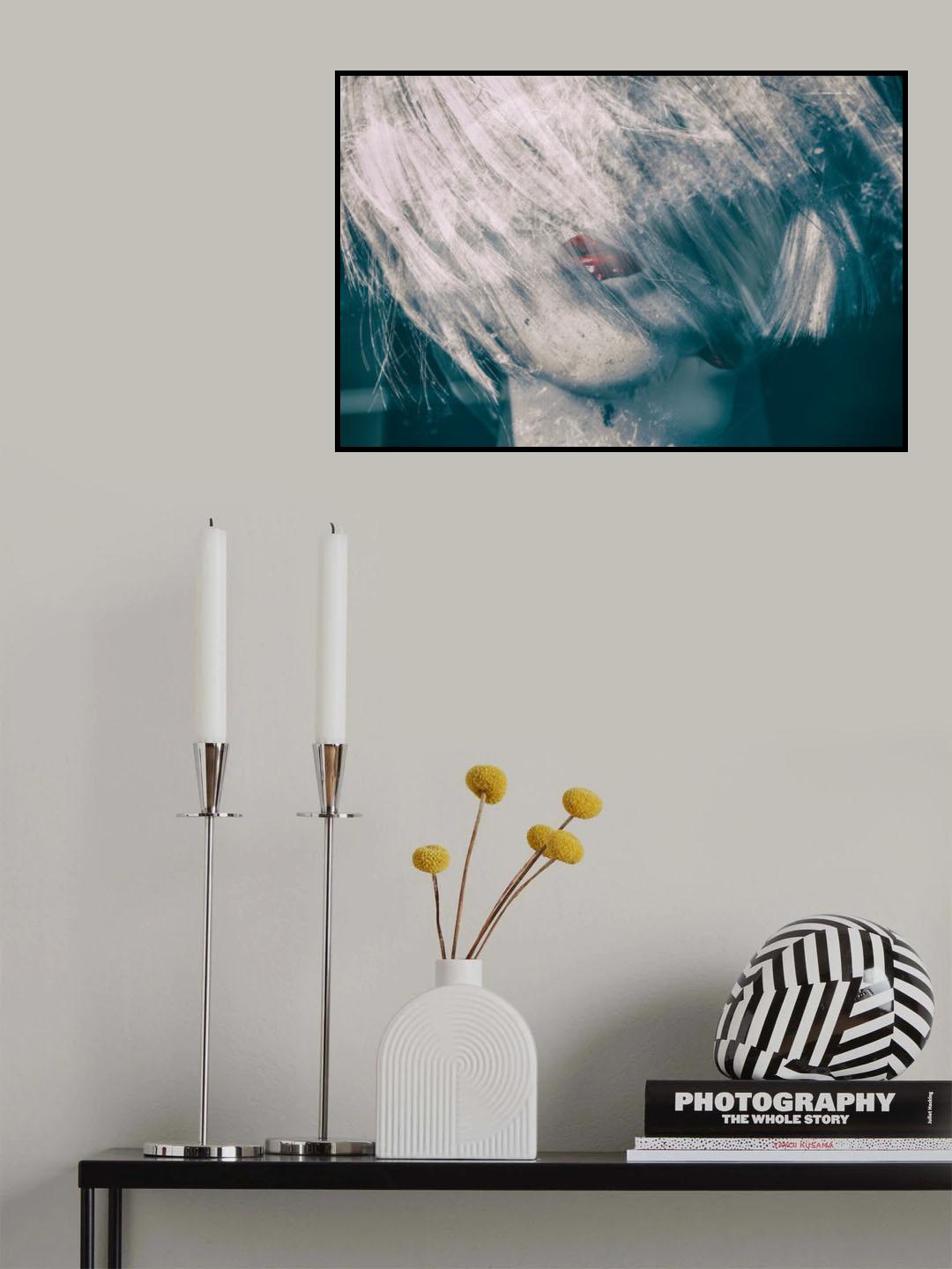 Red lips Poster och Canvastavla