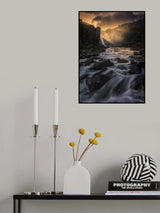 Light beams Poster och Canvastavla