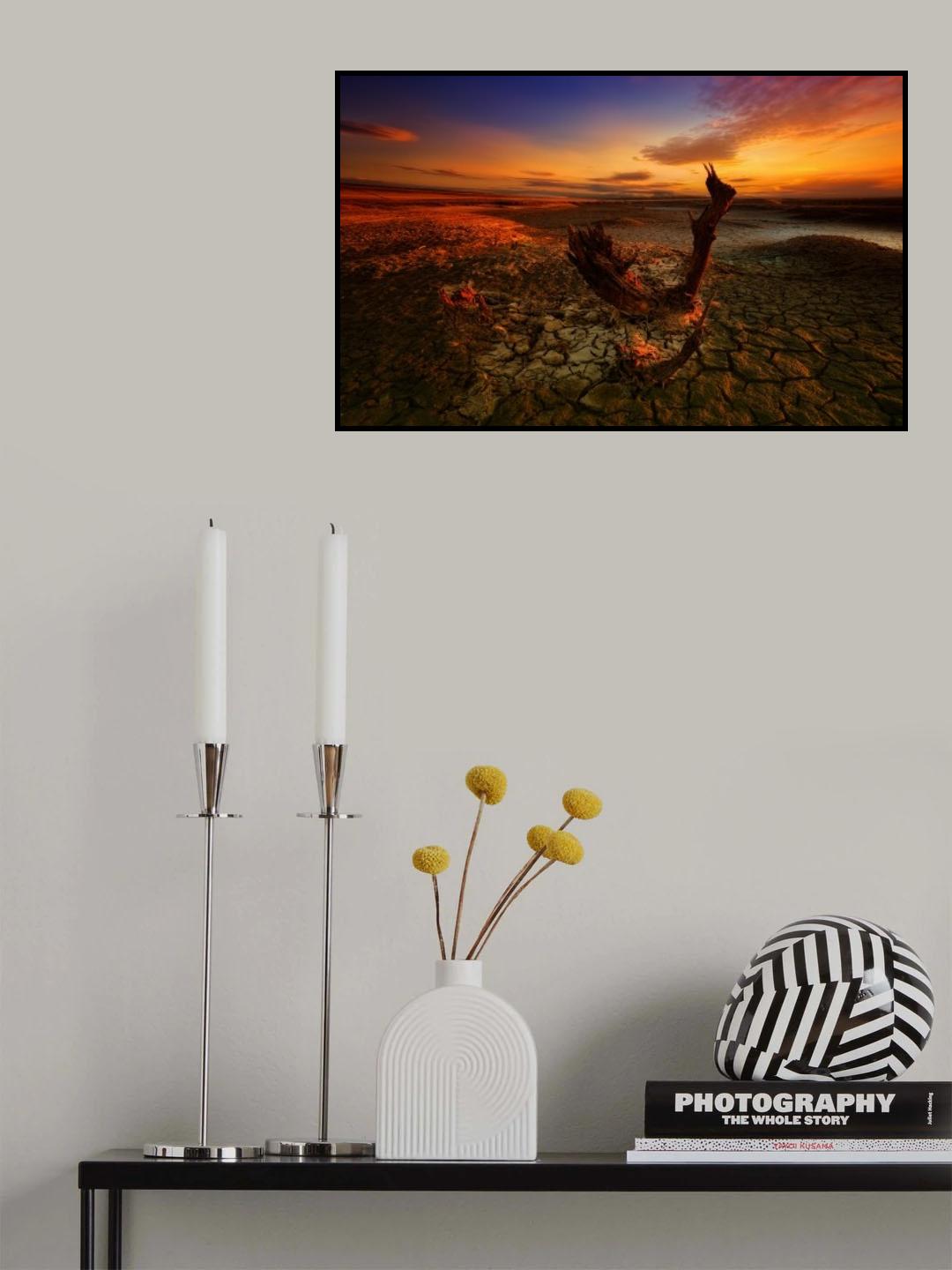 Bloody sunset Poster och Canvastavla