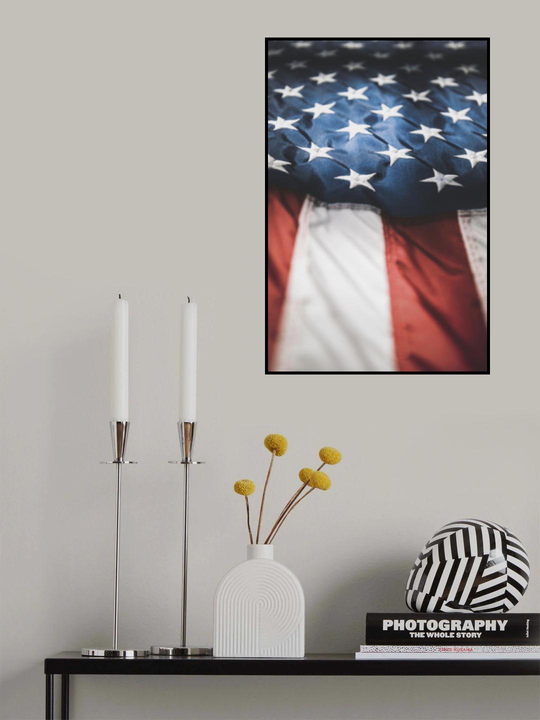 Old Glory Poster och Canvastavla