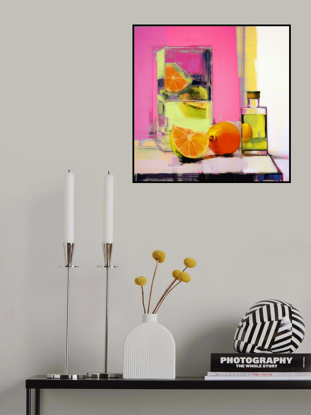 Neon Still Life No 3 Poster och Canvastavla