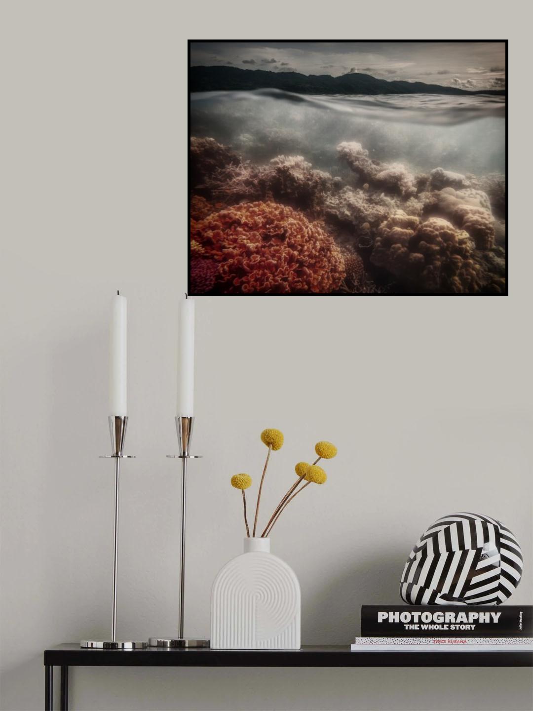 underwater evening Poster och Canvastavla