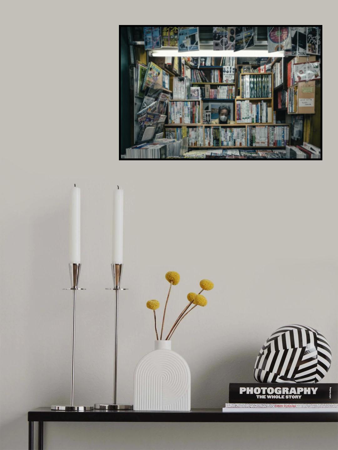 bookstore Poster och Canvastavla