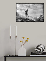 Charcoal worker Poster och Canvastavla